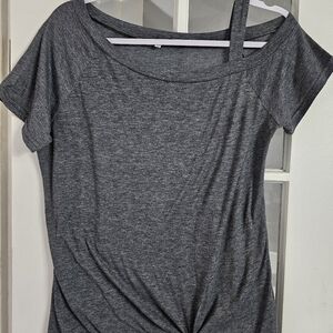 Venus womens off one shoulder gathered shirt size med! Pre loved!